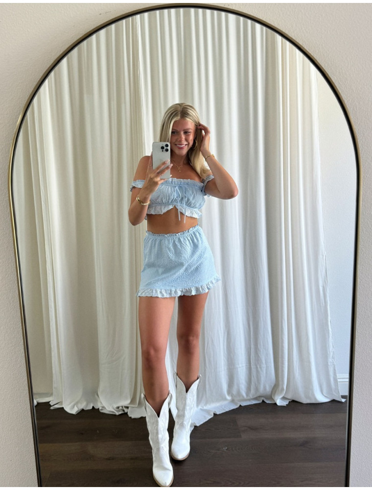 Raise Your Glass Mini Skirt