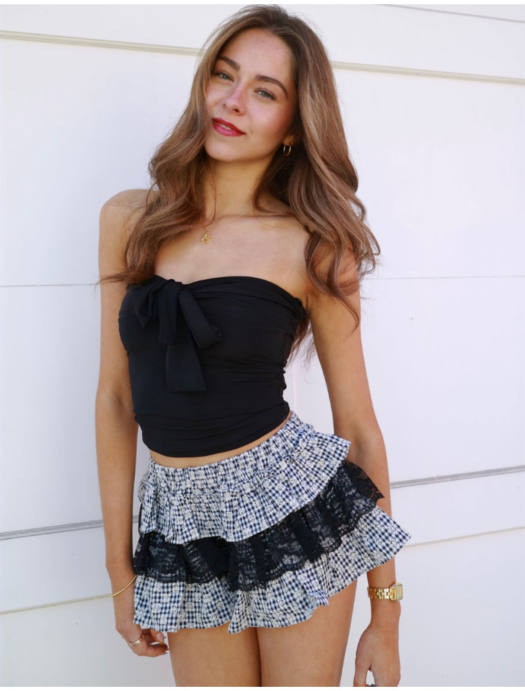 Watermelon Sugar Gingham Skort