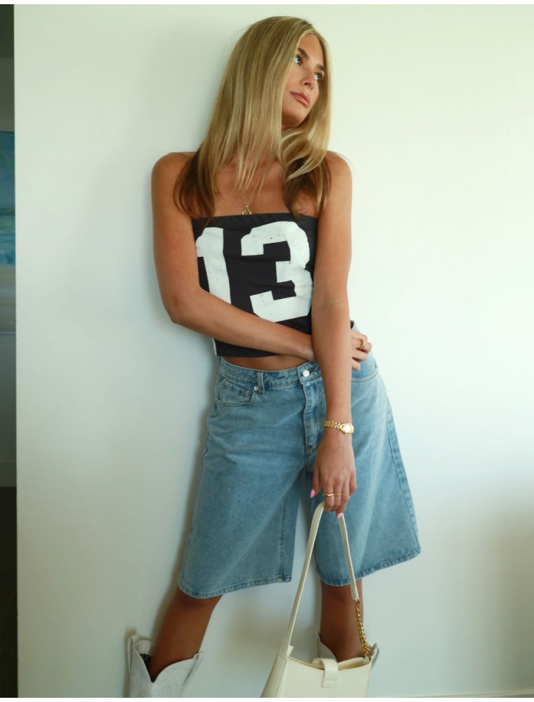 All Nighter Graphic Tube Top