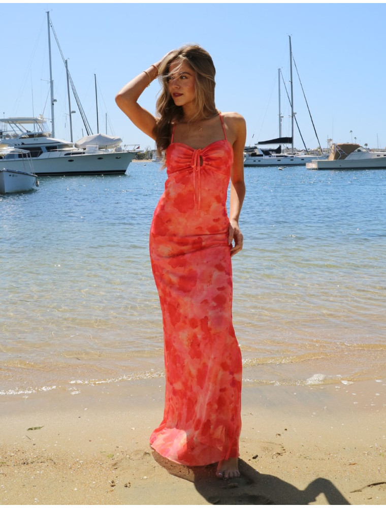 Girl On Fire Maxi Dress