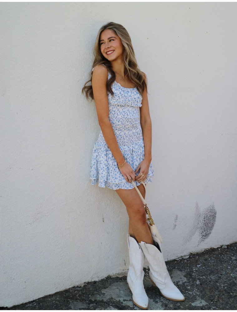 Shoreline Breeze Mini Dress