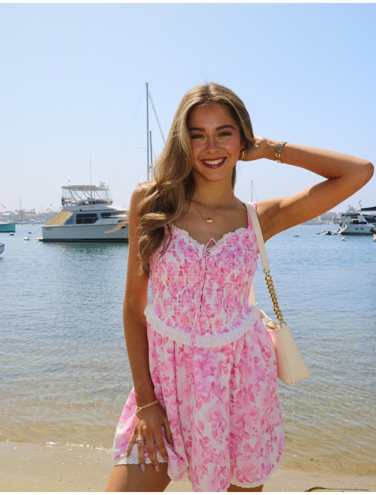 Meet You Downtown Floral Dress