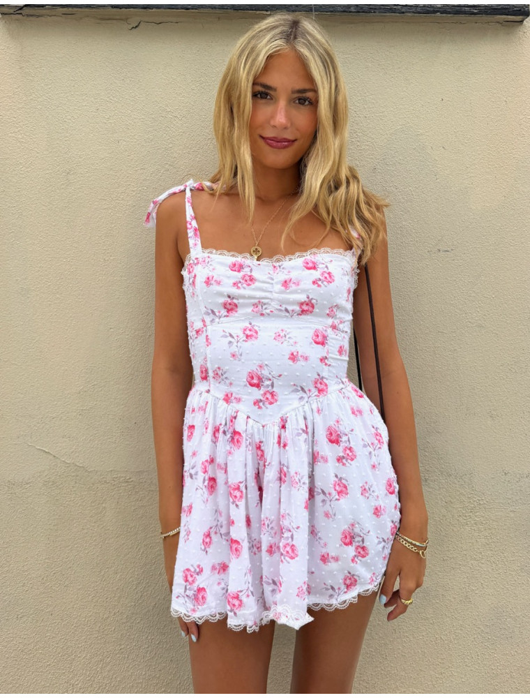 Back Again Floral Romper