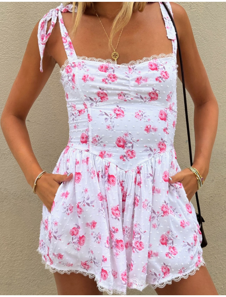 Back Again Floral Romper
