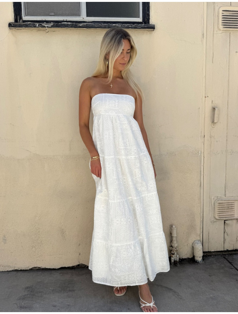 Handle On You Eyelet Dress