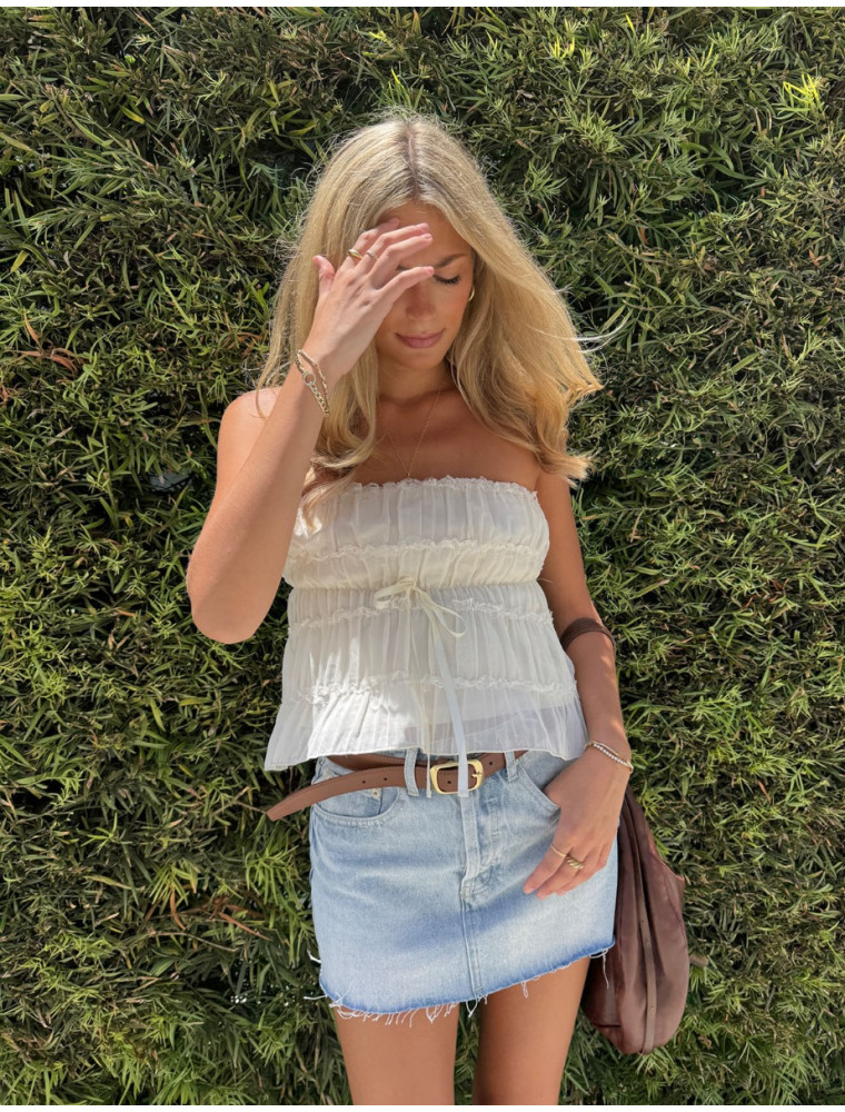 Like An Angel Strapless Top