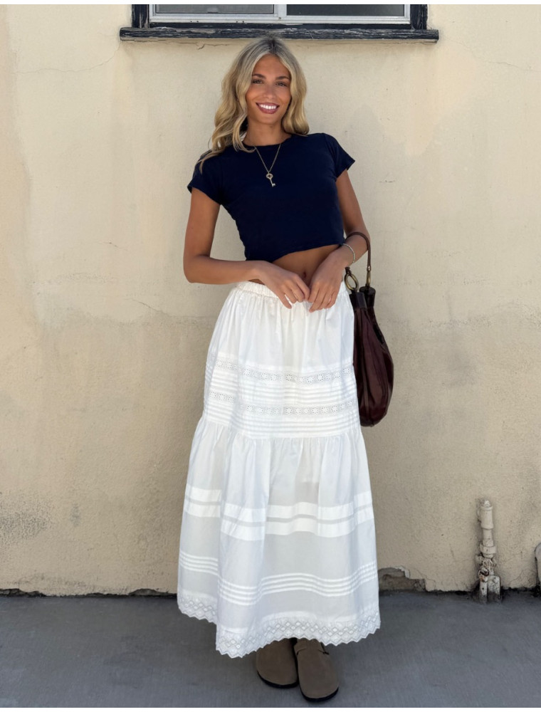 Soft Glow Maxi Skirt