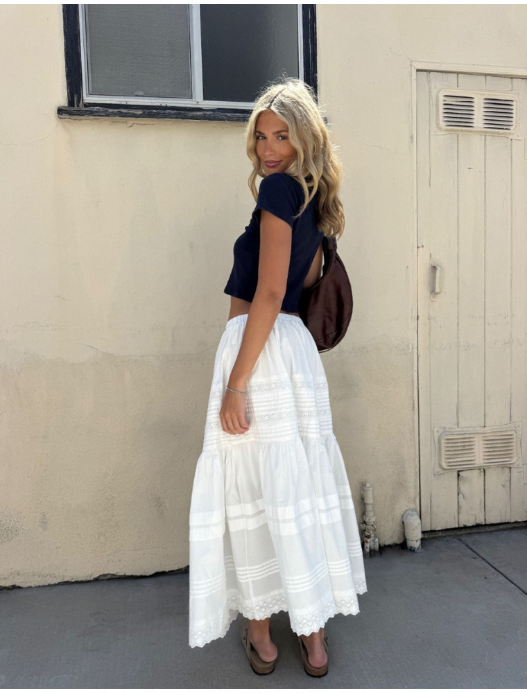 Soft Glow Maxi Skirt