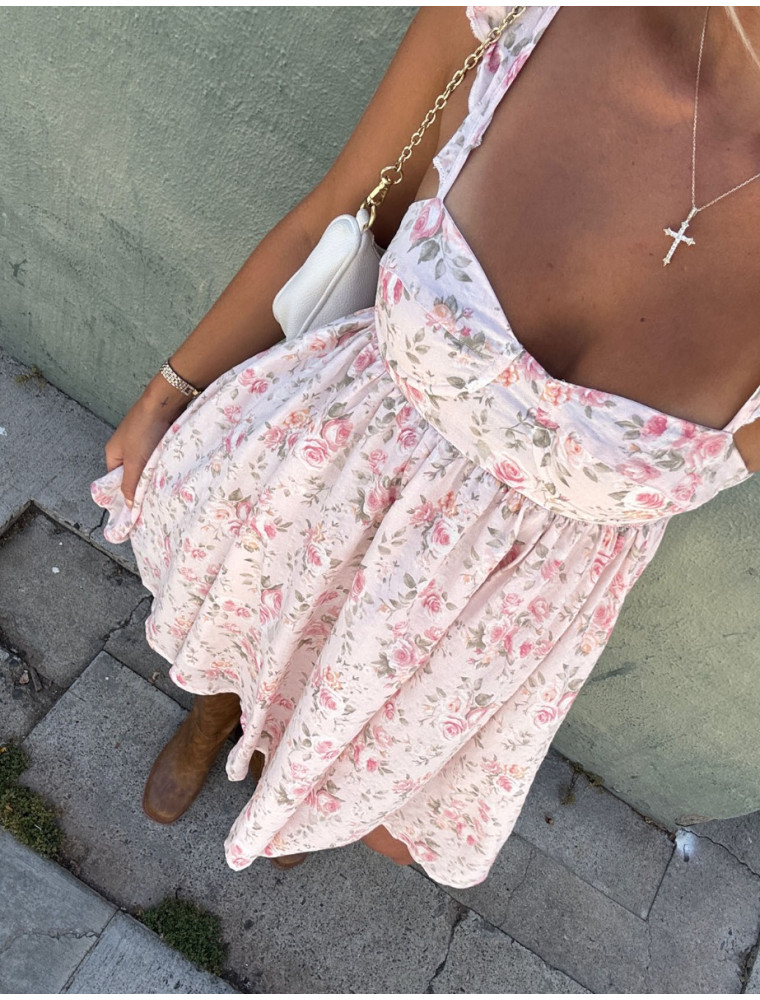 Glimmer Of Heaven Floral Dress