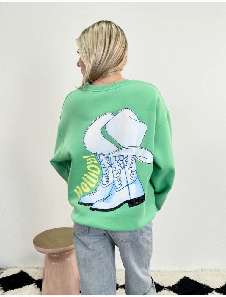 Howdy Hun Crewneck Sweatshirt
