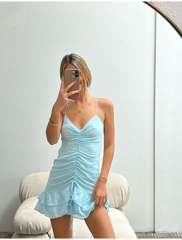 Social Graces Blue Clip Dress
