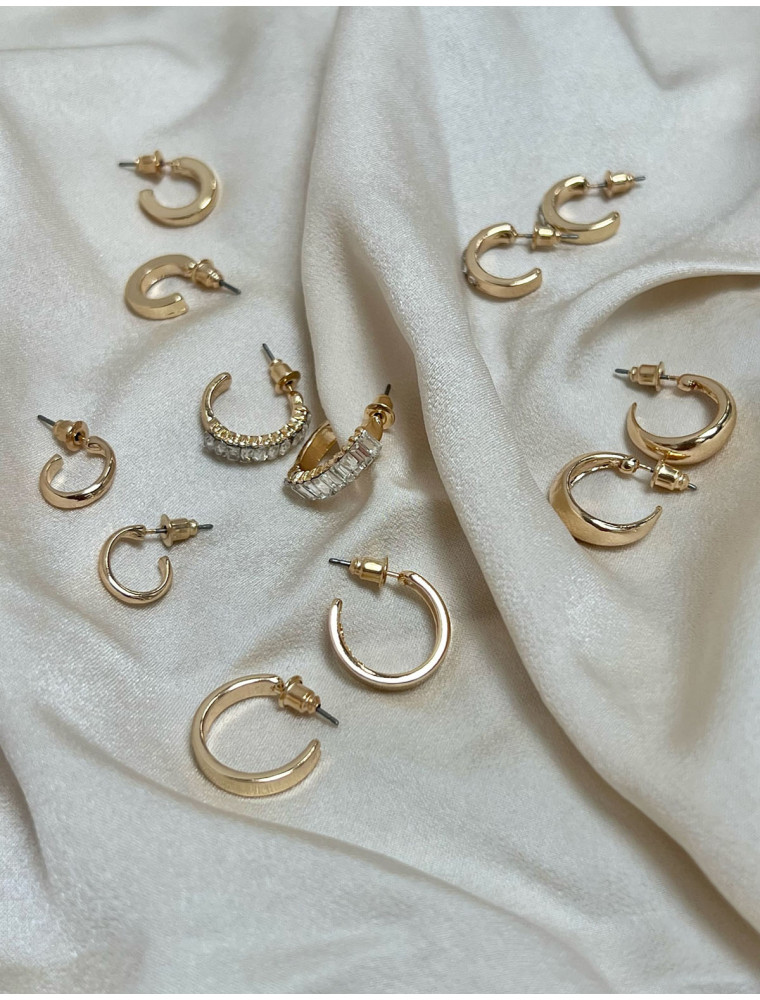 Julia Gold Earring Set