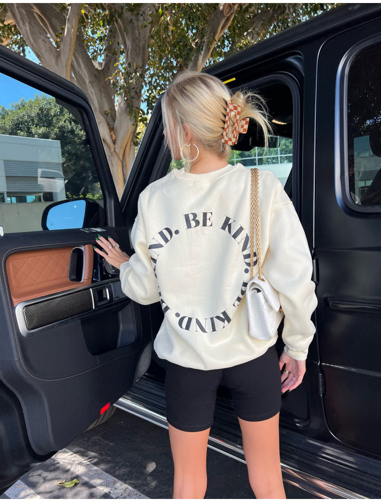 Kind Heart Cream Sweatshirt