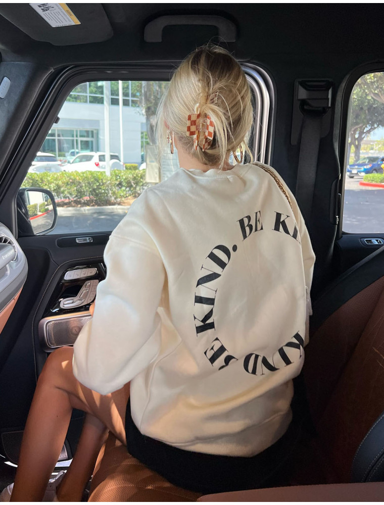 Kind Heart Cream Sweatshirt