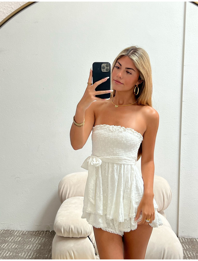 Gemma Dainty Eyelet Romper