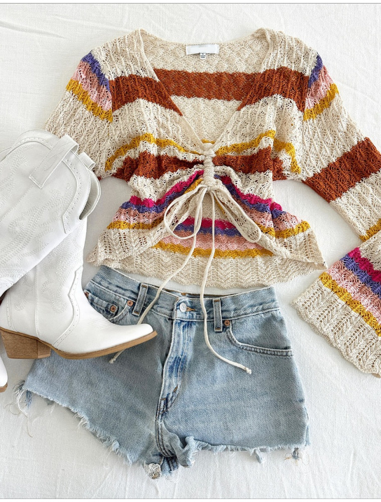 Forever Your Love Crochet Top
