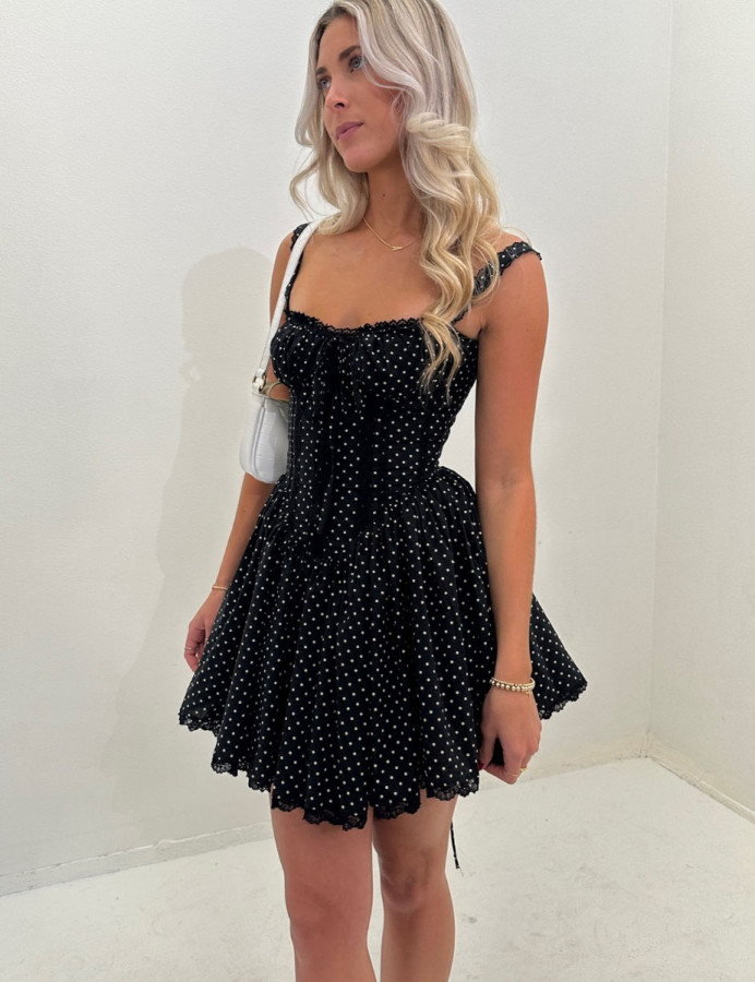 All dolled up mini hot sale dress
