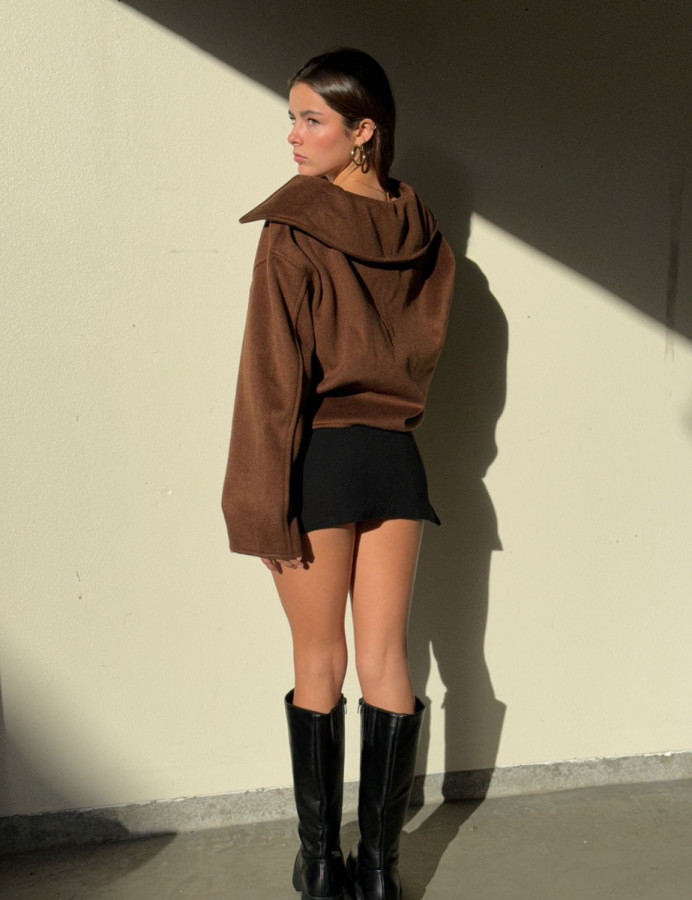 Girlfriend Material Suede Sweater