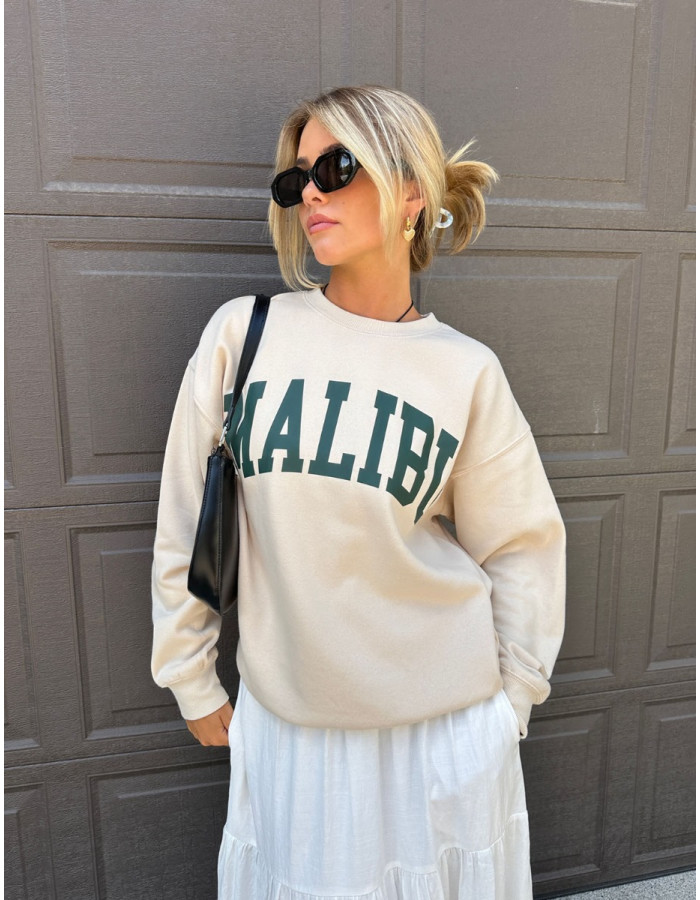 Malibu brandy melville sweatshirt hotsell