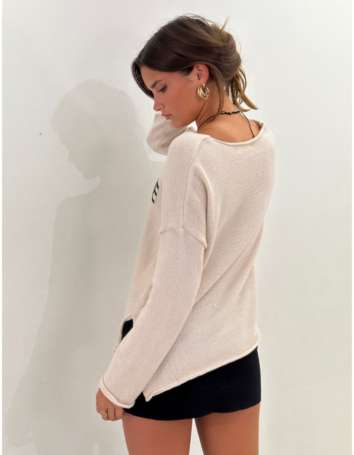 Champagne Please Knit Sweater