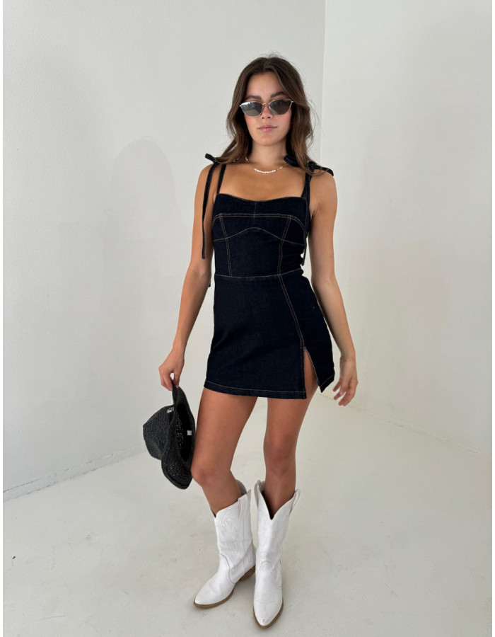 Spoil You Denim Mini Dress | Isabelles's Cabinet