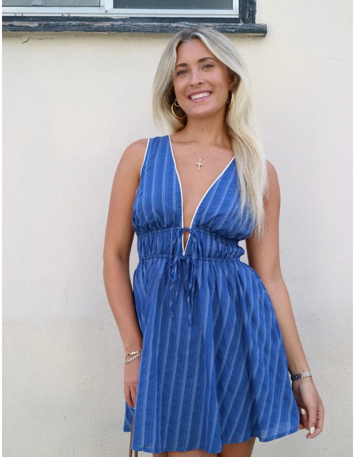 Wish You Blue Skies Mini Dress | Isabelles's Cabinet