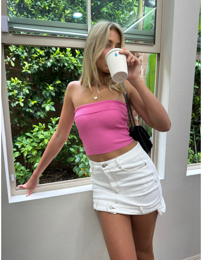 ANDMARY】Baby ribbon mini skirt