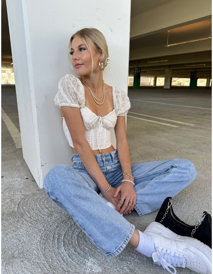 Baby Cake Puff Sleeve Blouse