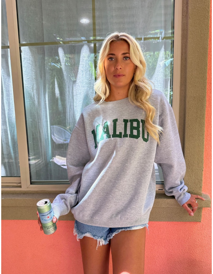 Malibu grey sweatshirt sale