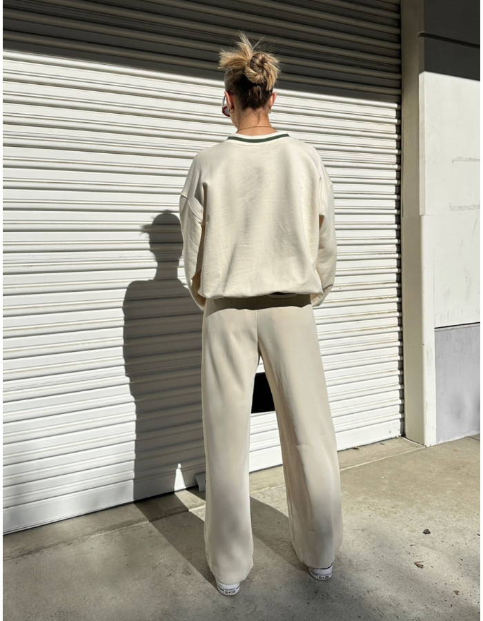 Varsity V-Neck Sweatshirt | Isabelles's Cabinet